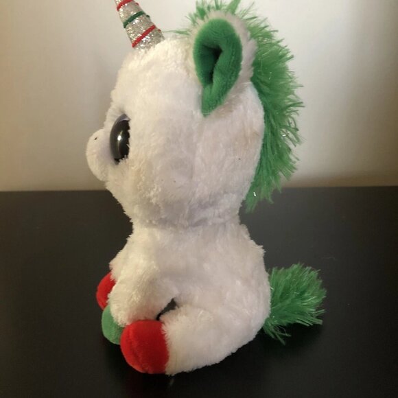 TY Beanie Boos CANDY CANE 6" HOLIDAY UNICORN F1 - Picture 4 of 5